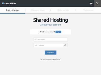 DreamHost checkout cart checkout hosting shopping cart