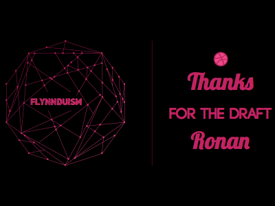 Debut geometric initial dribbble nodes tesseract