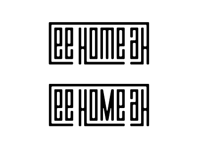 'M'aybe asian logo typography