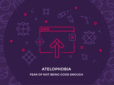 Imperfect Icons Improve Your Skills arrow blog icons iconutopia illustration imperfect outline pencil publishing shapes space window