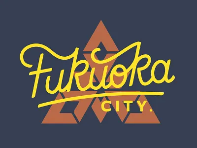 Fukuoka2 fukuoka handlettering japan lettering letters type typography