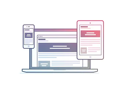 Email Specialist email gradient icon iconography icons illustration ipad iphone macbook responsive vector