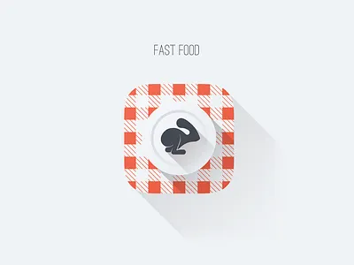 Fast food food icon illustrator ios ios icon rabbit