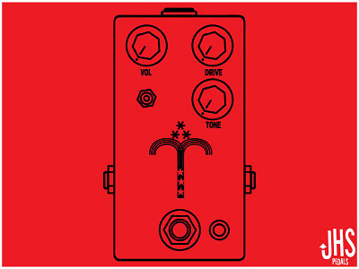 Pedal brush design glory illustration knobs morning music