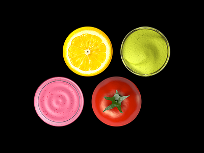 Filibaba's Apple Watch Icons apple watch lemon smoothie spread tomato