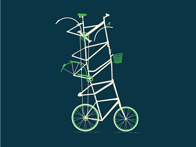 Frame Thrower cotton bureau promo shirt tall bike