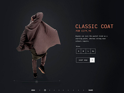 Product page clean e commer layout shop store ui ux web website