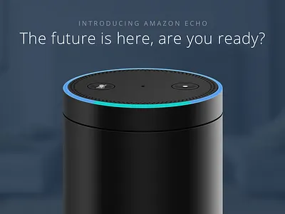 Amazon Echo amazon echo future render vector