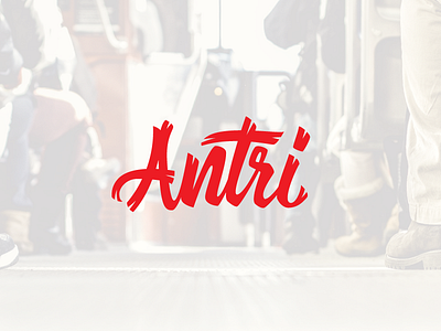 Antri Lettering Logo antri branding brush calligraphy lettering lettermark maaf