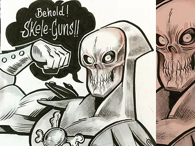 Skele Doodle doodle highforge schiani ledo skeletor