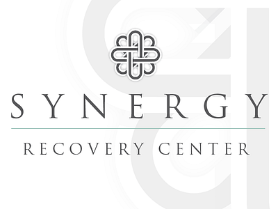 Synergy Recovery Center Branding branding clean conservative geometric logo