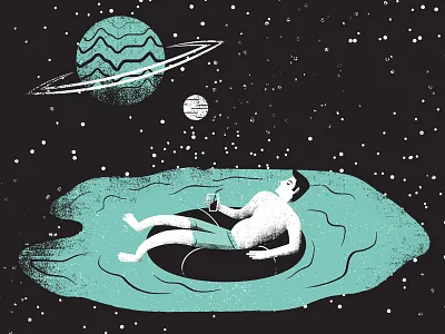 Illustrated Science 42 illustratedscience illustration phldesign poolparty science space