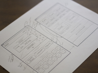 Creative South '16 Wireframe creative south sketch ui ux website wireframe