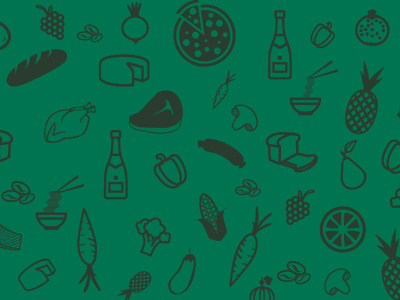 Whole Foods Pattern design food fruits icon pattern produce vector vegetables wholefoods