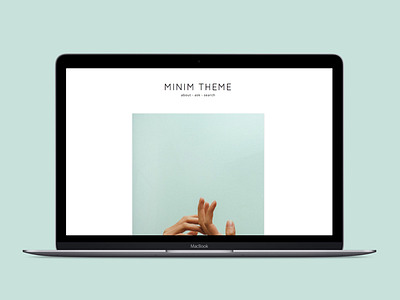 Minim - A Tumblr Theme blog clean install minim minimal theme tumblr tumblr theme ui website