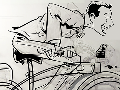 You're the best bike in the whole world. adventure bicycle big bike herman love paul pee wee reubens