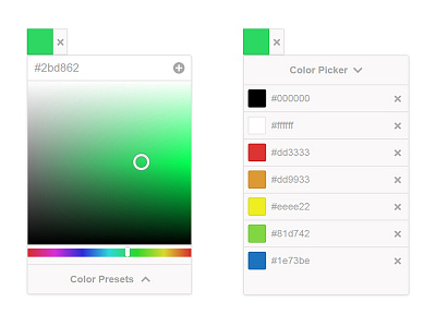 Color Picker UI (A.K.A. Beaver Picker) color picker ui ux widget