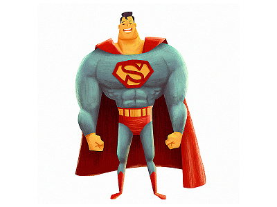 The super cartoon comic dc dc comics illustration ilustración superman textures