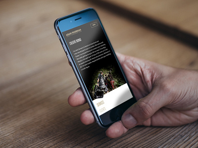 AF About development grizzly mobile mockup photo portfolio rwd san diego ux video web design