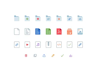Edmodo Library Iconography content edmodo file file type files flat icon iconography illustration items library product
