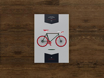 Custom Bicycle Print on Etsy bicycle bike cycle cycling etsy fixed gear fixie flat design flat graphics illustration vector illustration