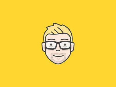New Avatar avatar dan icon illustration profile yellow
