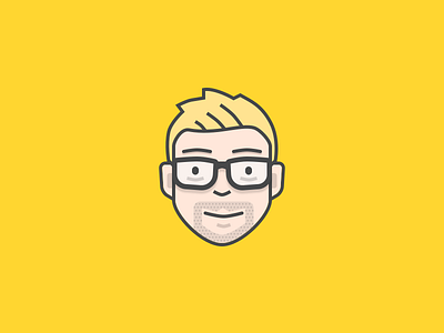 New Avatar avatar dan icon illustration profile yellow