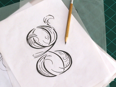 90g's 90 g hand drawn lettering sketch typography