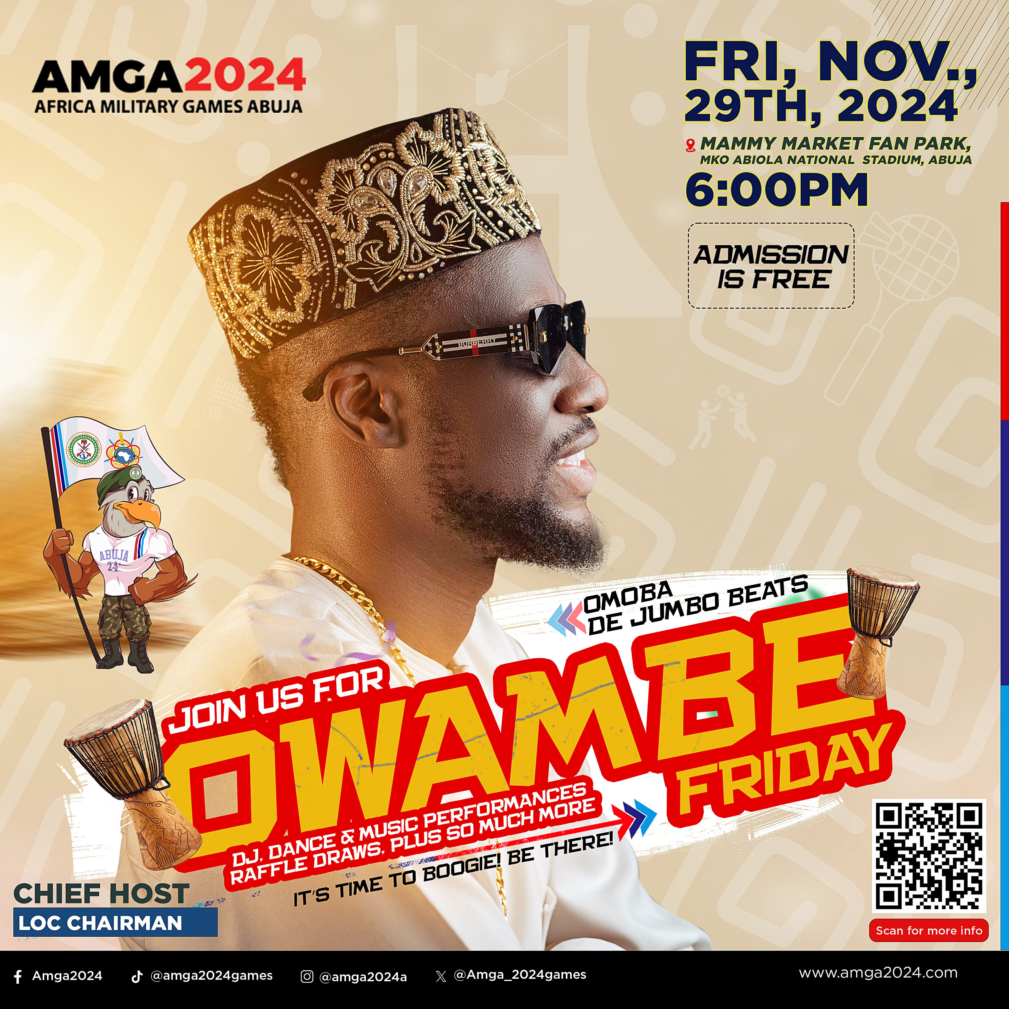 AMGA2024 - OWAMBE FRIDAY branding design graphic design