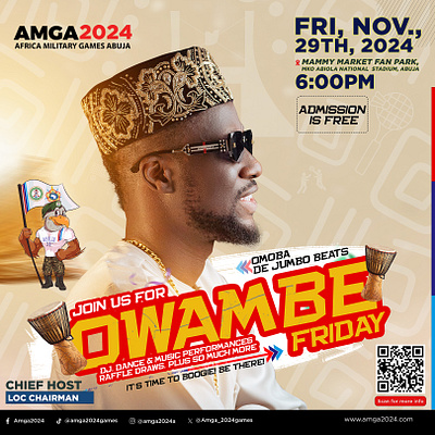 AMGA2024 - OWAMBE FRIDAY branding design graphic design