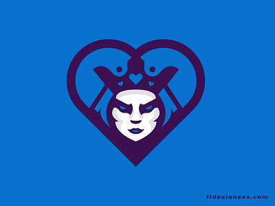 Queen of Hearts. brand branding design esports evilqueen graphic design hearts illustration logo mascot mascot logo queen queen mascot queen of hearts royal sports