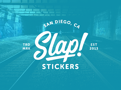 Branding | "Slap! Stickers Badge No.1" artist awesome badge branding design doodle fun illustration lettering project slap stickers