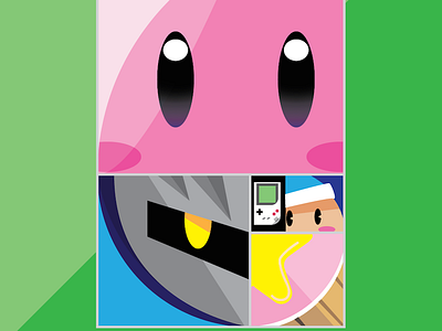 Kirbonacci (Kirby & The Golden Ratio) 8bit fibonnaci golden ratio kirby metaknight nintendo retro video games