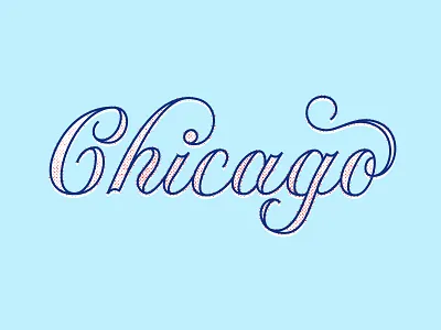 Chicago chicago lettering type typography