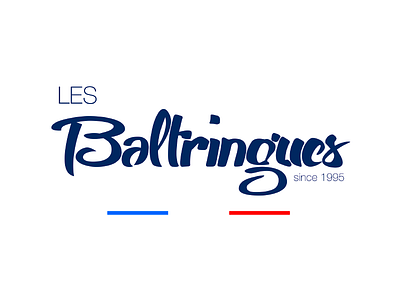 Les Baltringues branding calligraphy dimitri rivault fun gif graphics motion design typography