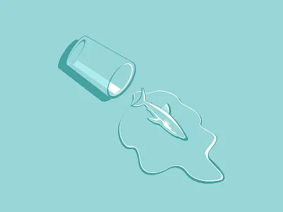 Water Is For All class design fish illustration ocean shark water