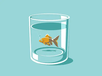 Water Is For All art direction design fish glass graphic design illustration marine ocean water