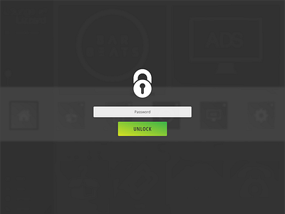 Lock Screen key lock minimal simple ui ux