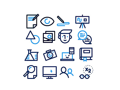 Visual Learning Complete icon icons illustration logo