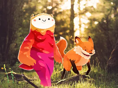 Skog Forest forest geeklangel monster summer