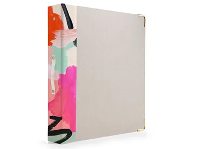 large russell and hazel binder abstract abstract art art binder office products paint pattern product product design stationery surface art surface design