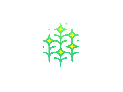 Green Stars logo corn eco energy friendly green growth plant renewable star sustainable system