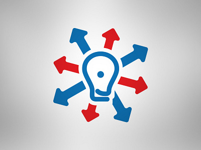 Education arrows blue education red