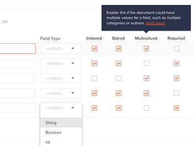 Sneak peak of ui updates dashboard data list design input lucidworks search tooltip ui ux