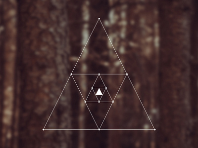 Triangle inspiration abstarct black geometric inspiration logo points triangle white