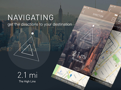 Drift- To Places, iOS App city direction navigation planner schedule travel way finding