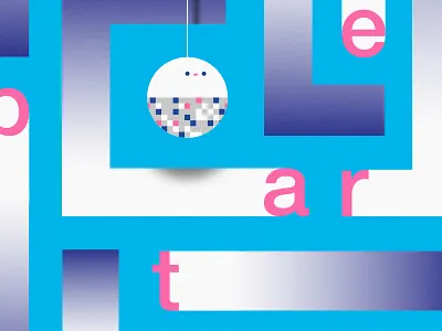 Dance Party dance illustration party poster type