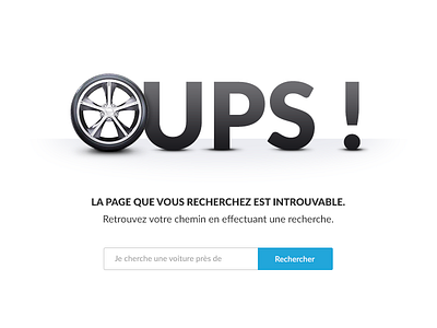 404 error, OUPS ! 404 car compositing cut graphic retouch wheel