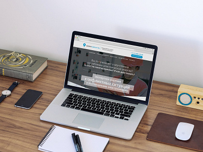 Landing Page for EnergoConflict clean design landing landingpage minimalistic photoshop simple site ui ux web www