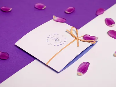 Paulina & Bartosz ampersand branding illustration invitiation logo retro wedding